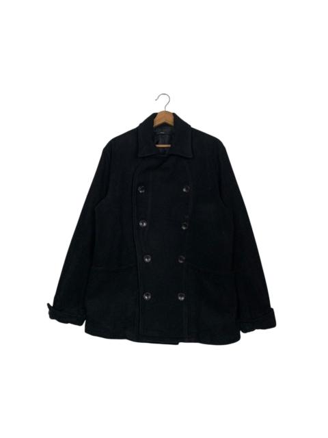 Other Designers JOHNBULL Double Breasted Wool Blend Coat Jacket #2751-C124