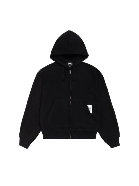 Stüssy Stussy Patch Zip Knit Hoodie 'Black'