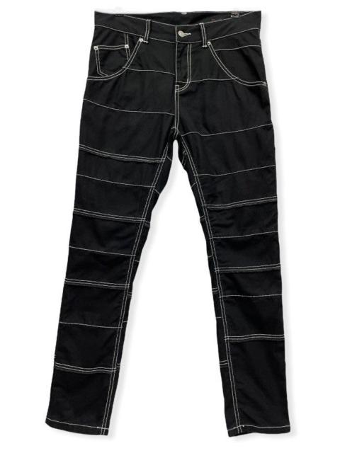 Other Designers 14th Addiction × KMRii - BISON Black Hagi Panel Patchwork Inspired by Hysteric