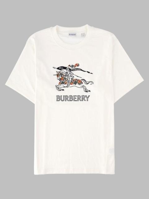 Burberry Burberry Men T-Shirt In Cotone Con Knight Check