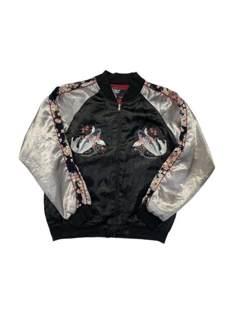 Other Designers Japanese Brand × Toyo Enterprises - Japan Sukajan Souvenir Koi Embroidered Jacket