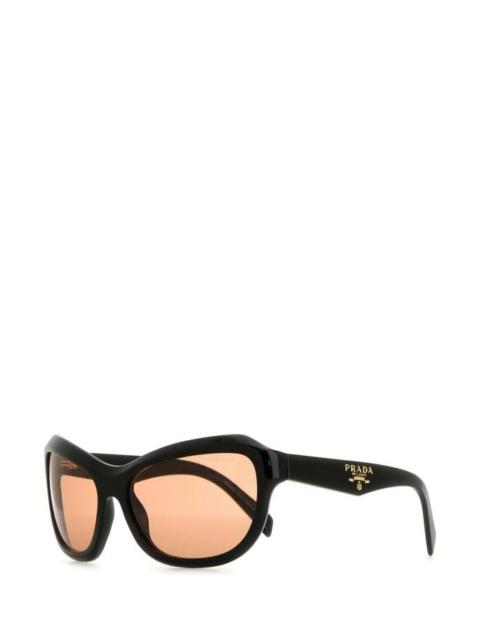 Prada Prada Woman Black Acetate Sunglasses