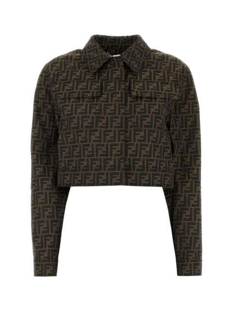 FENDI Fendi Women Embroidered Polyester Blend Jacket