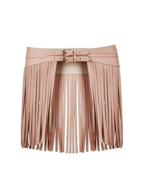 Other Designers Fringe Contour Waist Belt