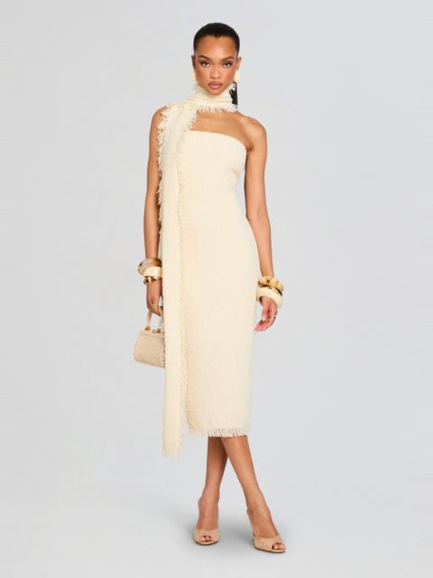 RETROFÊTE LOTT BOUCLE MIDI DRESS