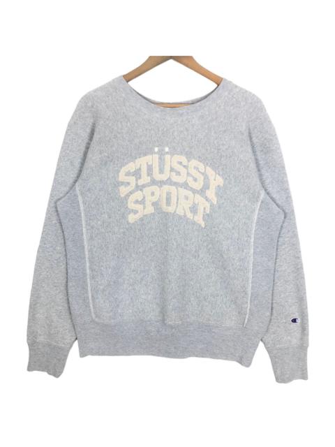 Stüssy Stussy Sport X Champion Reverse Weave Crewneck Sweatshirt