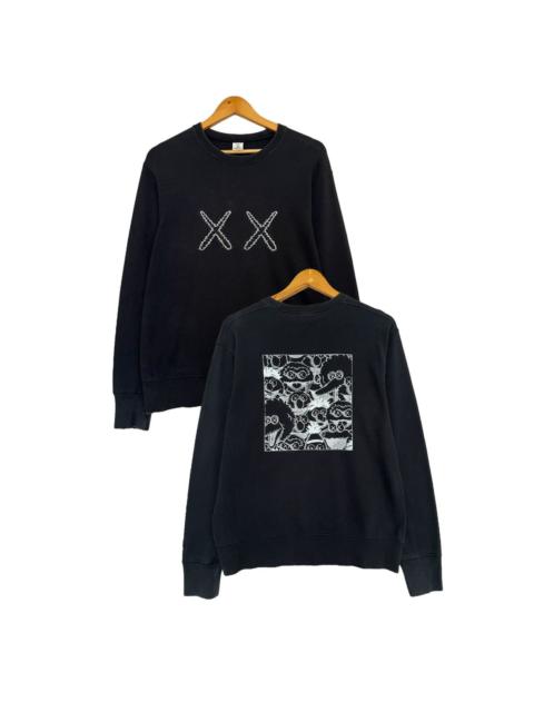 Other Designers Uniqlo Kaws Sesame Street Black Sweatshirt Size M