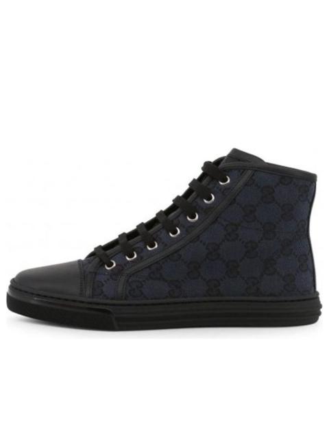 GUCCI (WMNS) Gucci Monogram Canvas High Top 'Black' 426186-KQWM0-1948