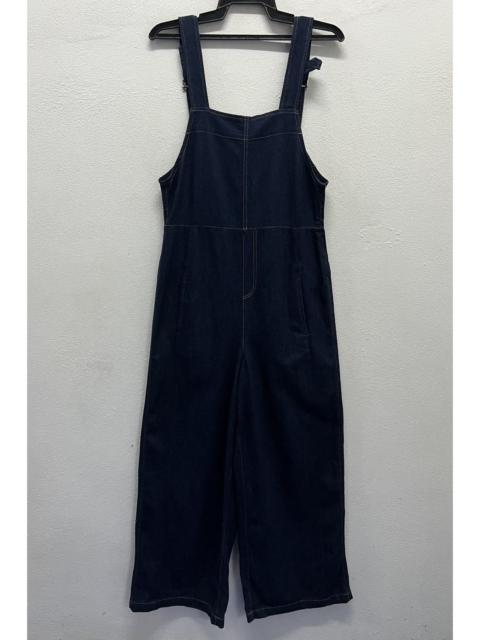 Other Designers Vintage - Snidel Dark Wash Wide-Leg Denim Overalls - Size 1