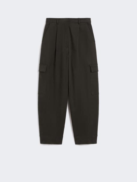 'S Max Mara ENIGMA Cotton drill cargo trousers