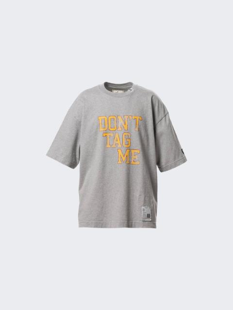 Maison MIHARAYASUHIRO Don't Tag Me Printed Tee Grey