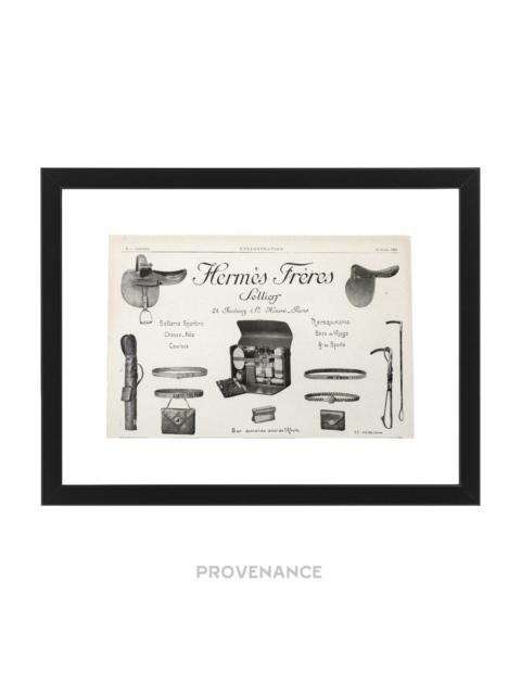 Hermès Hermes Antique Vintage Newsprint Ad - Hermès Frères