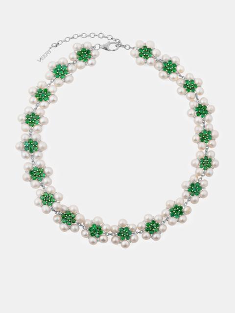 VEERT The 114 Pearl Flower Necklace
