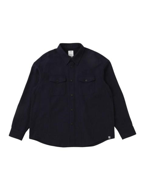 visvim LUMBER MIL L/S NAVY