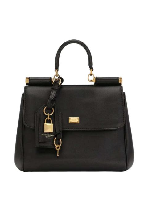 Dolce & Gabbana Dolce & Gabbana Women My Sicily Medium Leather Handbag With Padlock