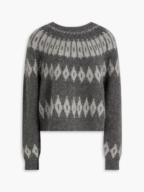 NILI LOTAN Arleth Fair Isle alpaca-blend sweater