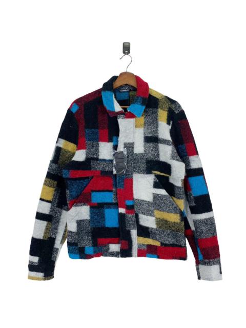 Other Designers DESIGNER DANIELE ALESSANDRINI MULTICOLOUR TARTAN WOOL JACKET