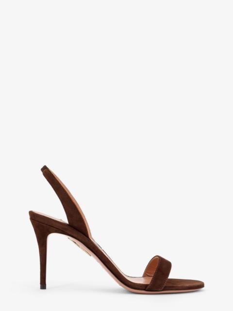 AQUAZZURA Aquazzura So Nude Suede Sandals