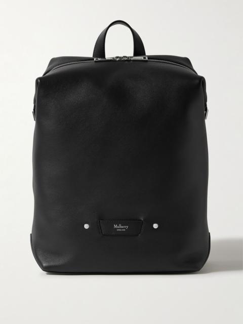 Mulberry Rye Full-Grain Leather Backpack Black