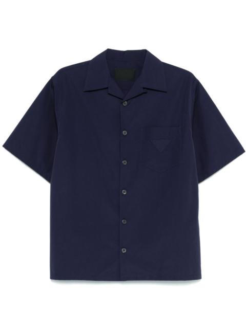 Prada Prada Men Short Sleeved Cotton Shirt