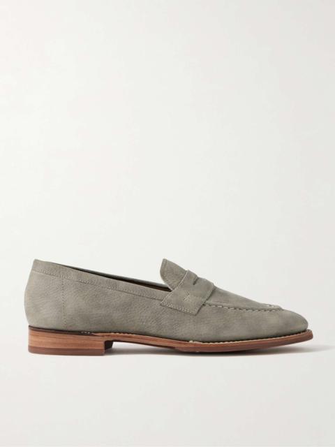 Floyd Full-Grain Nubuck Penny Loafers