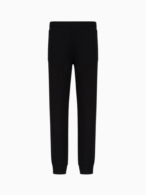 EMPORIO ARMANI Modal-blend jersey-fleece joggers