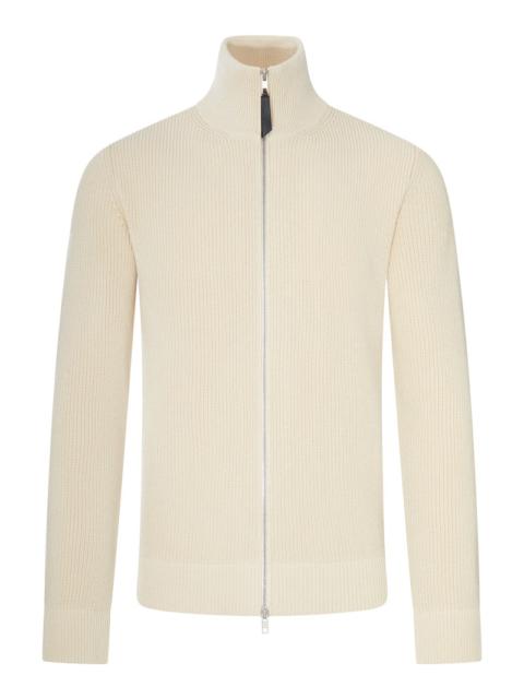 Maison Margiela Maison Margiela Men Jersey Knit Cardigan With Zip