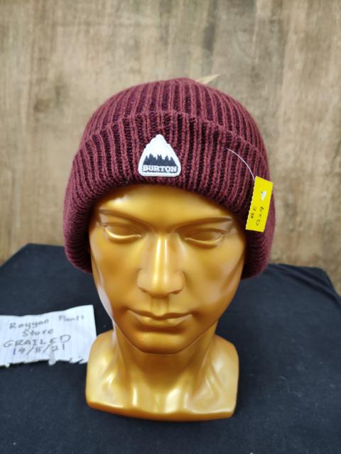 Other Designers Sports Specialties - Burton Dark Red sportwear beanie hat snow cap #029