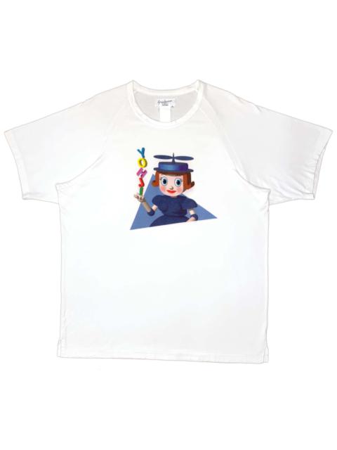 Yohji Yamamoto SS02 Saeko Tsuemura 'Propeller Girl' Cotton T-Shirt