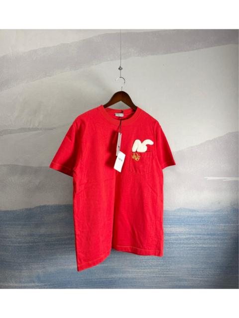 Dior Dior x Erl Red Rabbit Embroidered Short-Sleeve T-Shirt