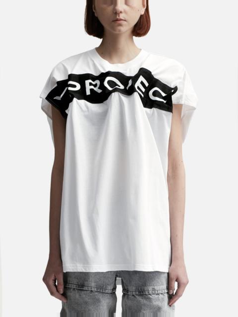 Y/Project SCRUNCHED LOGO TANK TOP