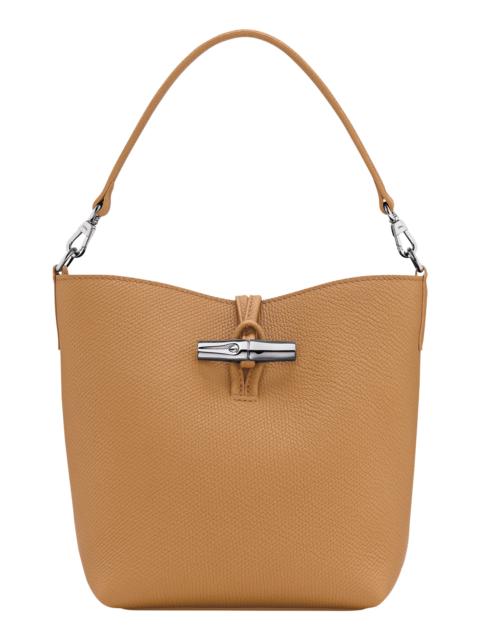 Longchamp Longchamp Extra Small Le Roseau Leather Bucket Bag in Walnut at Nordstrom