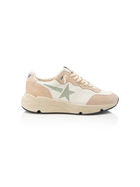 Golden Goose Running Leather Sneakers tan