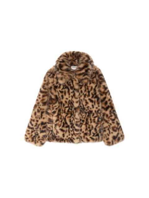 Zadig & Voltaire leopard-print faux-fur coat