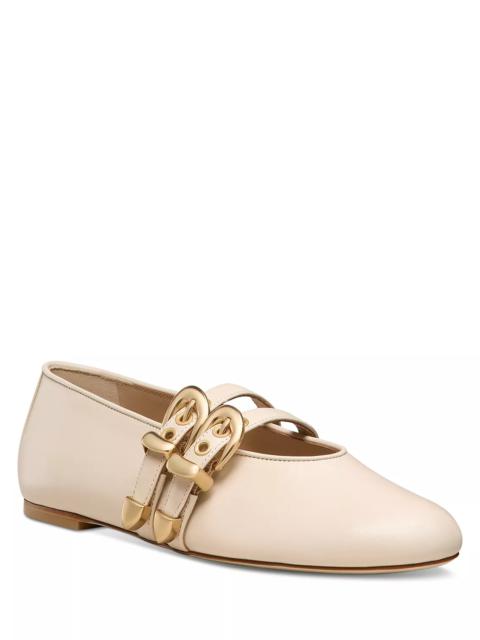 Stuart Weitzman Women's Maven Mary Jane Flats