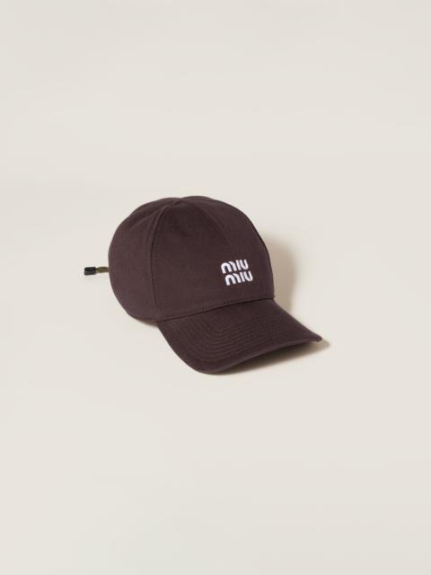 Miu Miu Denim baseball cap