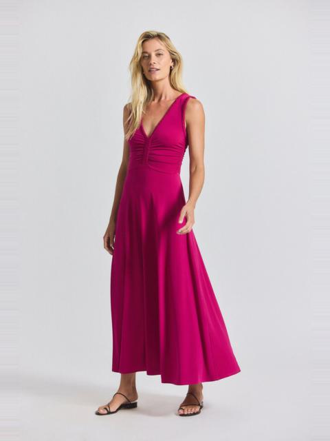 DEREK LAM 10 CROSBY MISHA MATTE JERSEY RUCHED DRESS