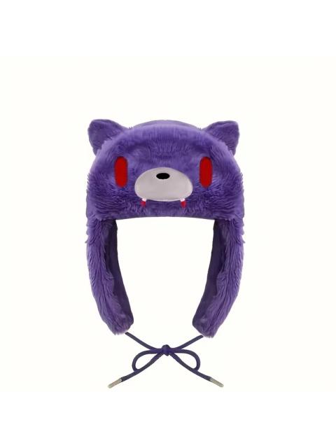 Other Designers Japanese Cartoon Anime Gloomy Fright Bear Ushanka Hat Cute Y2K Warm Earflap Trapper Hat Bomber