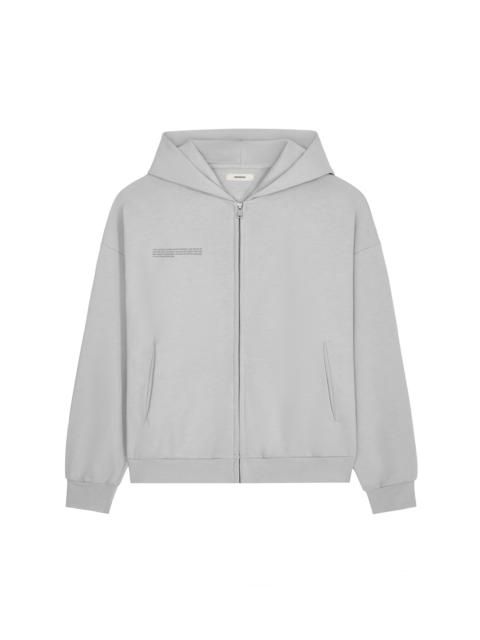 PANGAIA Womens Natural Dye Oversized Hoodie - Midnight Fog Grey