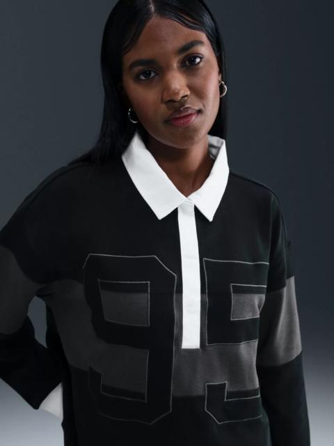 Nike Nike Women's Sportswear Long-Sleeve Graphic Polo Top