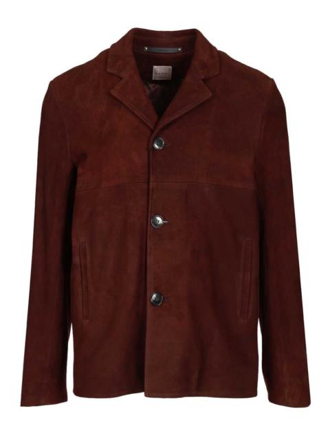 Paul Smith Paul Smith Men Nubuck Leather Jacket