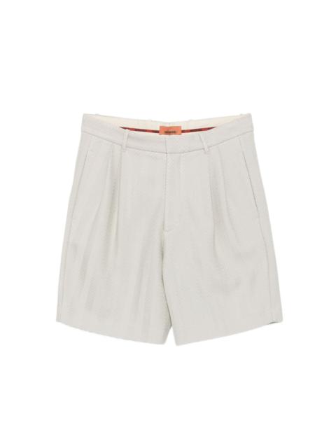 pleated shorts