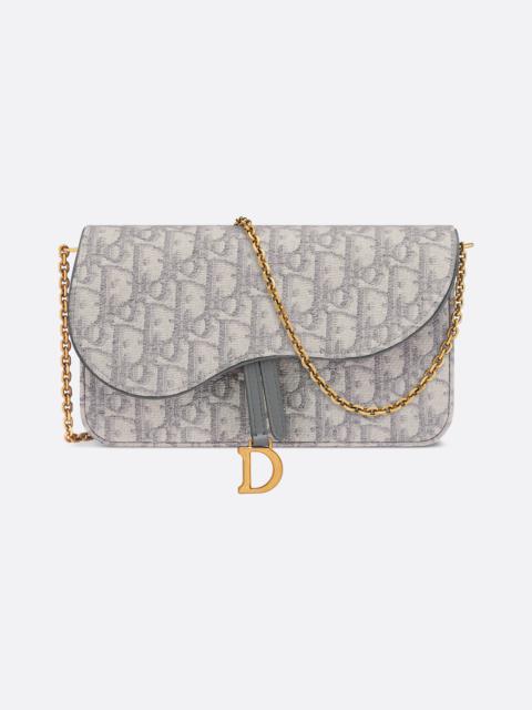 Dior Saddle Pouch with Chain