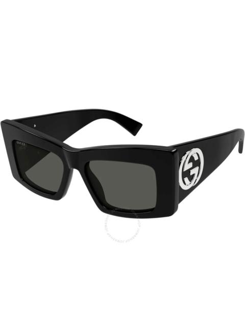 GUCCI Gucci Grey Butterfly Ladies Sunglasses GG1842S 001 53