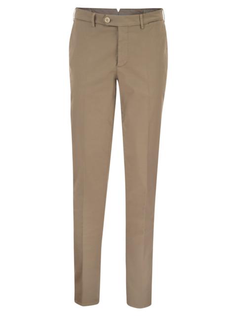 Brunello Cucinelli Brunello Cucinelli Men Italian Fit Cotton Gabardine Trousers