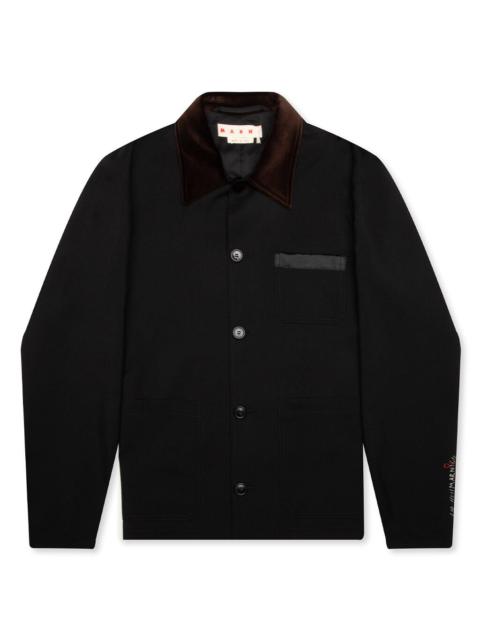 Marni TROPICAL WOOL JACKET - BLACK