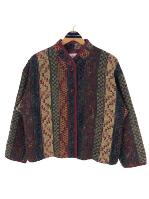 Other Designers Vintage Givy Native Mandarin Collar Women’s Wool Jacket