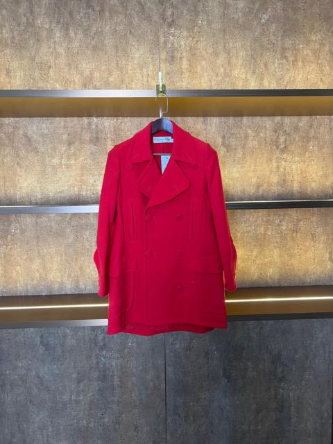 Dior Dior Red Wool Double-Breasted Coat