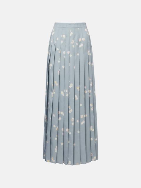 Altuzarra Monti floral pleated midi skirt