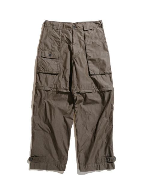 BEAMS PLUS Bush Pants II CO/NY Garment Dye Charcoal